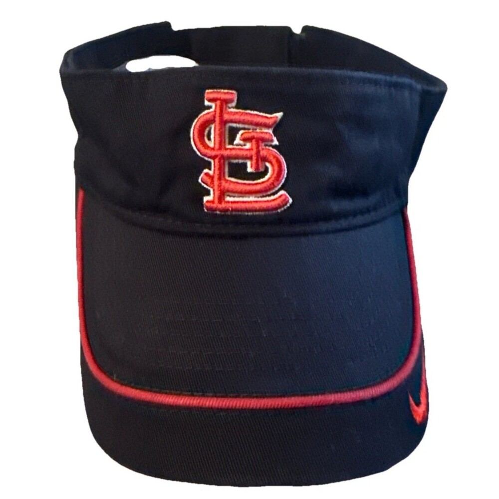 St Louis Cardinals black visor